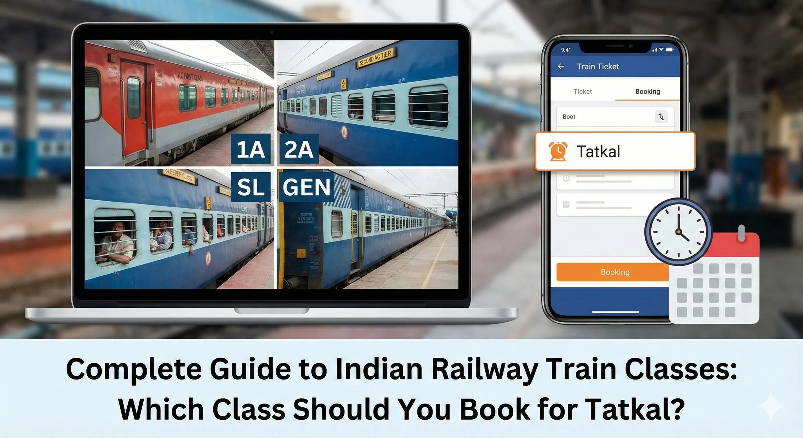 Trains Classification TatkalTime - IRCTC Tatkal Booking Time Calculator